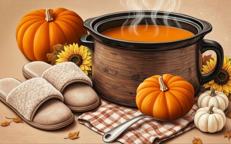 Pastel,Drawing,Artistic,Image,Of,Image,Of,A,Soup,Crockpot